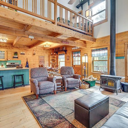 Secluded Black Hawk Log Cabin With Fire Pit! Dış mekan fotoğraf