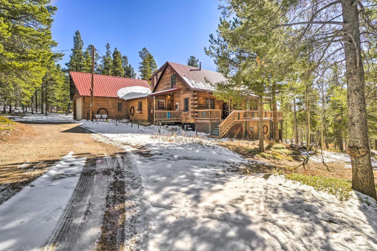 Secluded Black Hawk Log Cabin With Fire Pit! Dış mekan fotoğraf