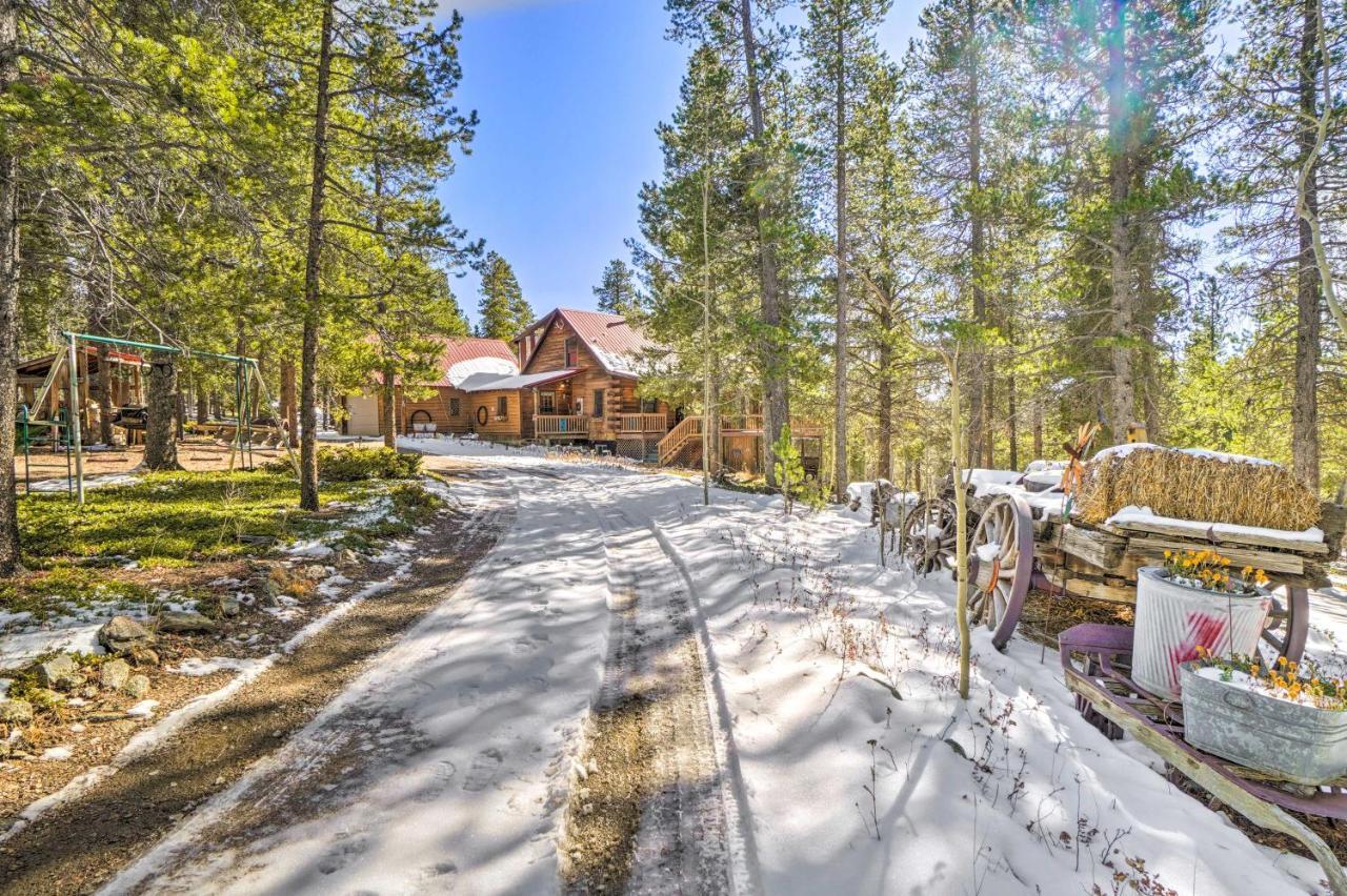 Secluded Black Hawk Log Cabin With Fire Pit! Dış mekan fotoğraf