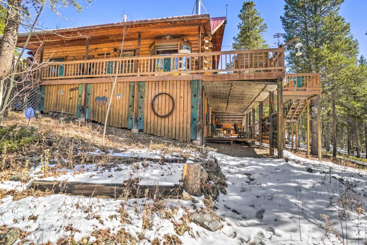 Secluded Black Hawk Log Cabin With Fire Pit! Dış mekan fotoğraf